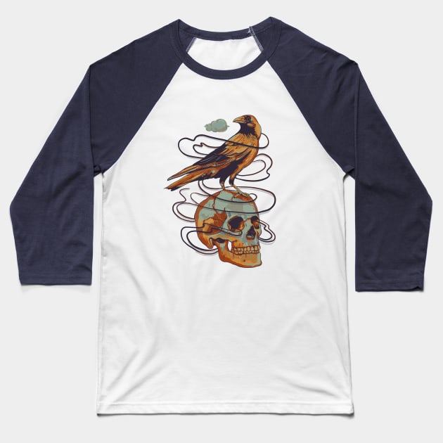 Top of my head Baseball T-Shirt by luisereno